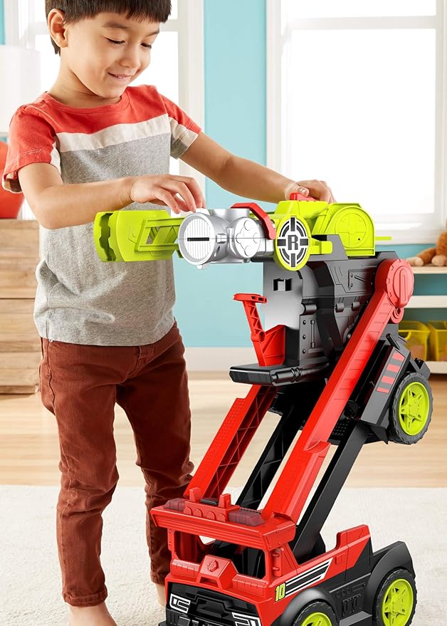 transforming fire truck