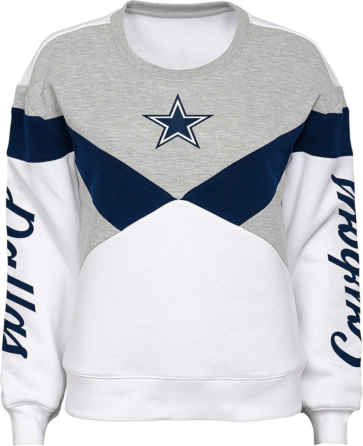 dallas cowboys white sweatshirt