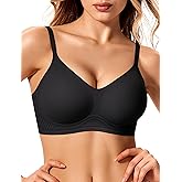 LetsJoli Jelly Bras for Women No Underwire Wireless Tshirt Bra Push Up Seamless Bralettes w Support