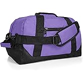 DALIX 14" Small Duffle Bag Two Toned Gym Travel Bag