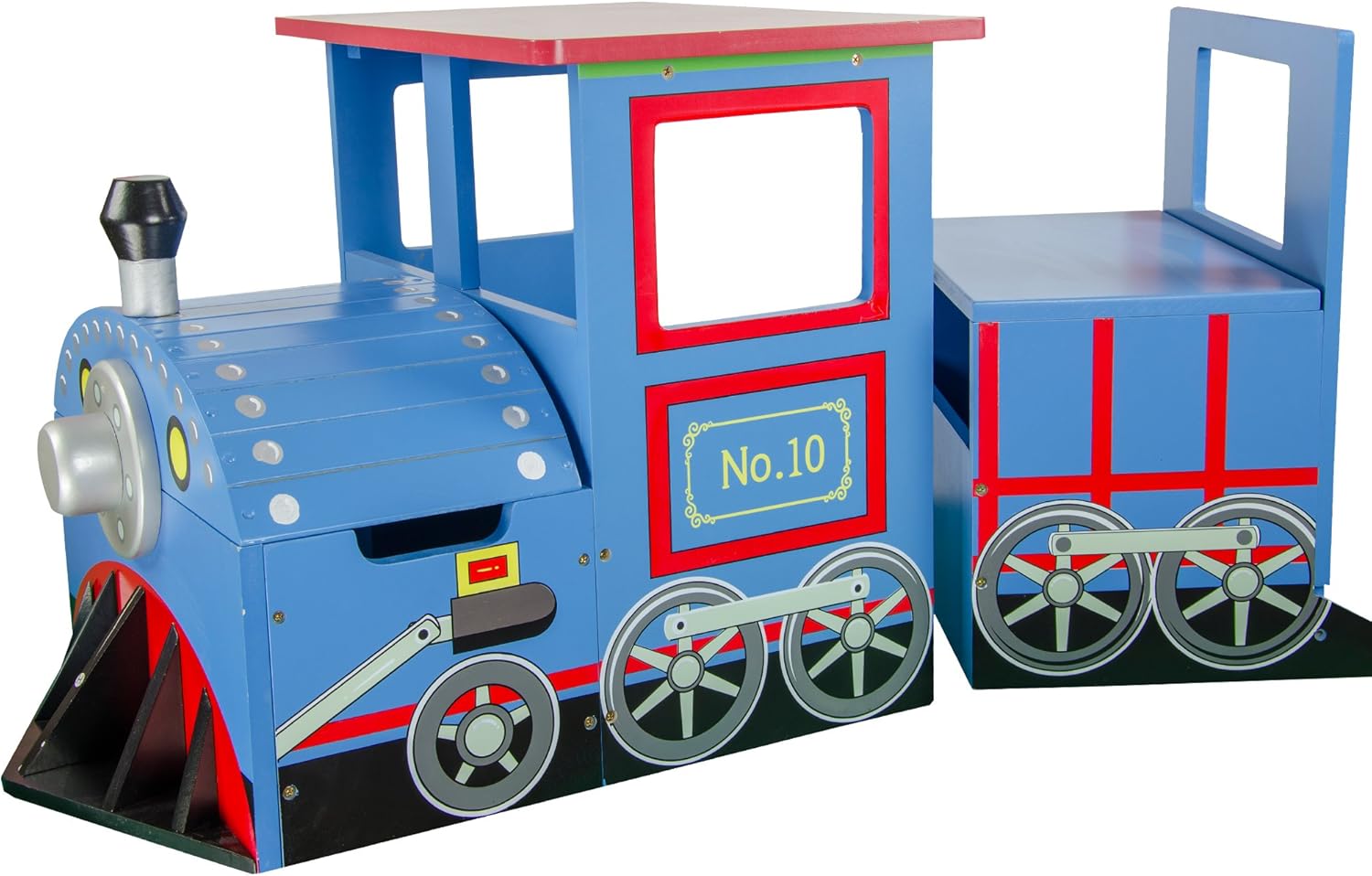 thomas the train wooden storage bench