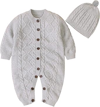 cable knit onesie