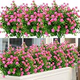 ArtBloom 24 Bundles Artificial Flowers - UV Resistant Fake Boxwood, Outdoor/Indoor Faux Greenery - View #2