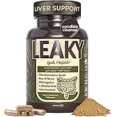 Samara 888 Leaky Gut Repair Supplement & Candida Support with Marshmallow Root, Woormwood and PAU D'Arco - Liver Cleanse Detox & Repair - Supports Gas Relief for Adults - 90 Vegan Capsules