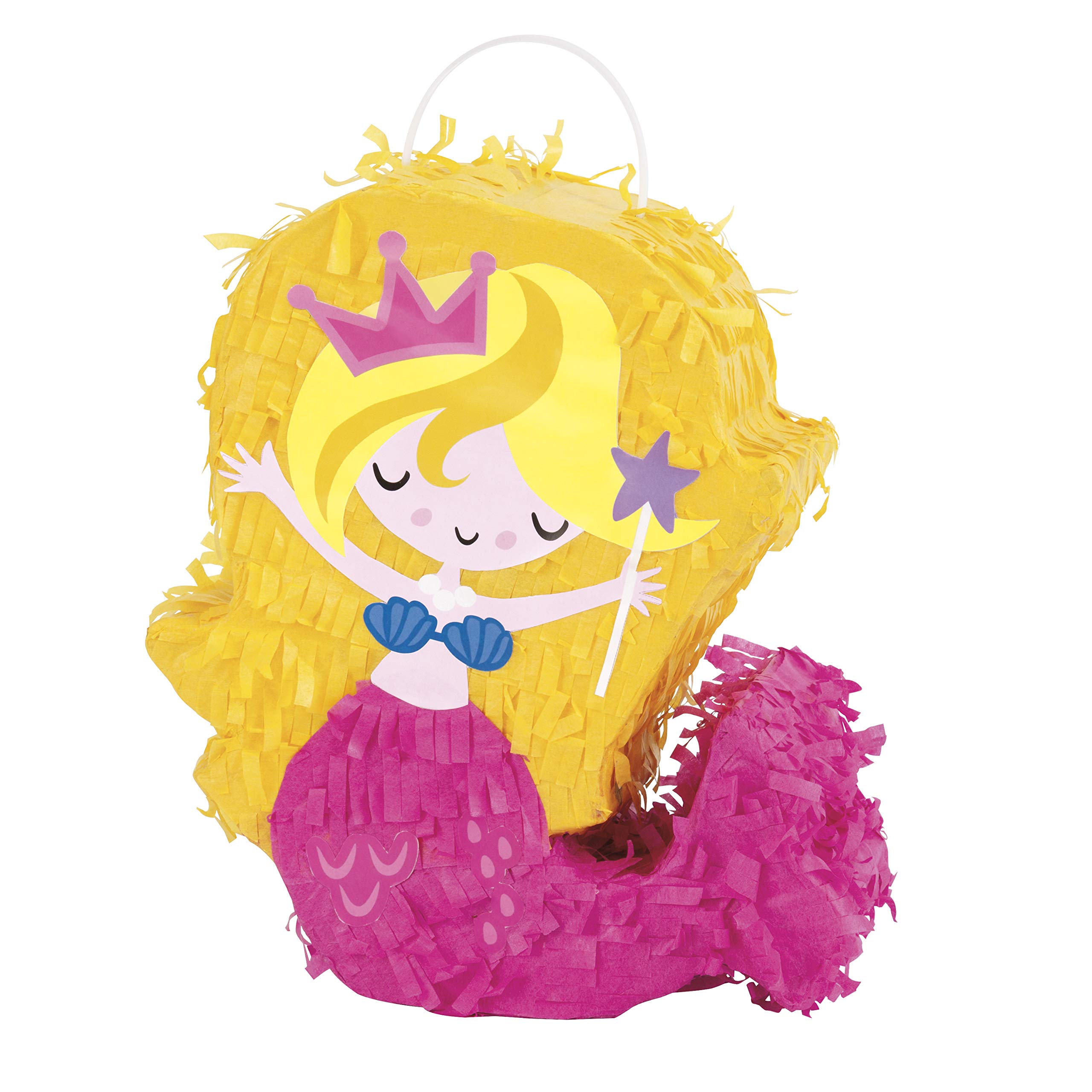 Adorable Mini Mermaid Pinata Favor Decoration - Adorable Pink Party Accessory for All Ages - Perfect for Celebrations, Gifts & Treats - 1 Pc