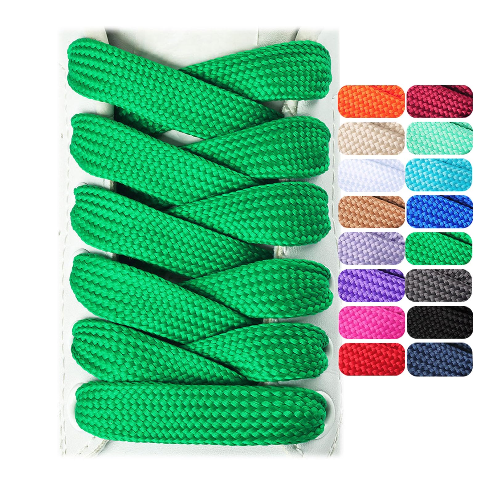 Olukssck 2 Paris Fat Shoe Laces for