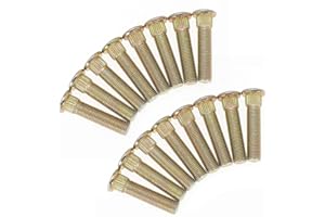 DERIDI Front Wheel Stud for Polaris for Ranger for Crew for RZR for Sportsman for Trail ACE XP XP4 RZR 4 570 700 800 900 2002-2022 Replace 7517871, 3/8" x 24 Thread x 1-3/4" Long (16Pcs)