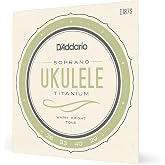 D'Addario Ukulele Strings Titanium Soprano EJ87S, 4-String Set | D'Addario ukulele strings deliver warm tone, excellent intonation, tuning stability and long-lasting performance.