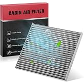 BDFHYK Cabin Air Filter CF10133 for Toyota 2002-2008 Corolla 1.8L l4 | Compatible with Toyota 2002-2008 Corolla 1.8L l4, 2002-2008 Matrix 1.8L l4