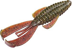 Strike King Rage Bug Fishing Lure, Soft Plastic Grub, Unique Design, Subtle Action