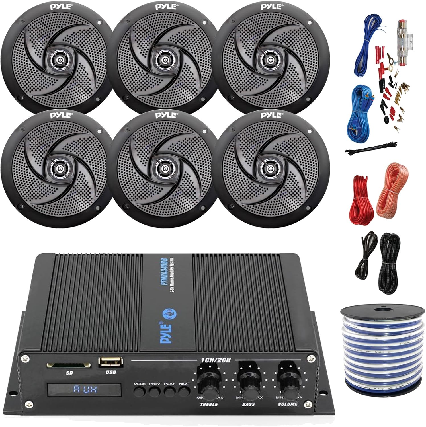 6 channel speaker amplifier