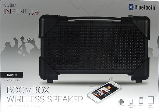 vivitar bluetooth boombox