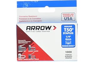 Arrow Fastener 504SS1 1/4 in. T50 Stainless Steel Staples