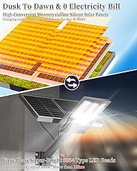 Gefolly SL-10800W Solar Street Light Outdoor