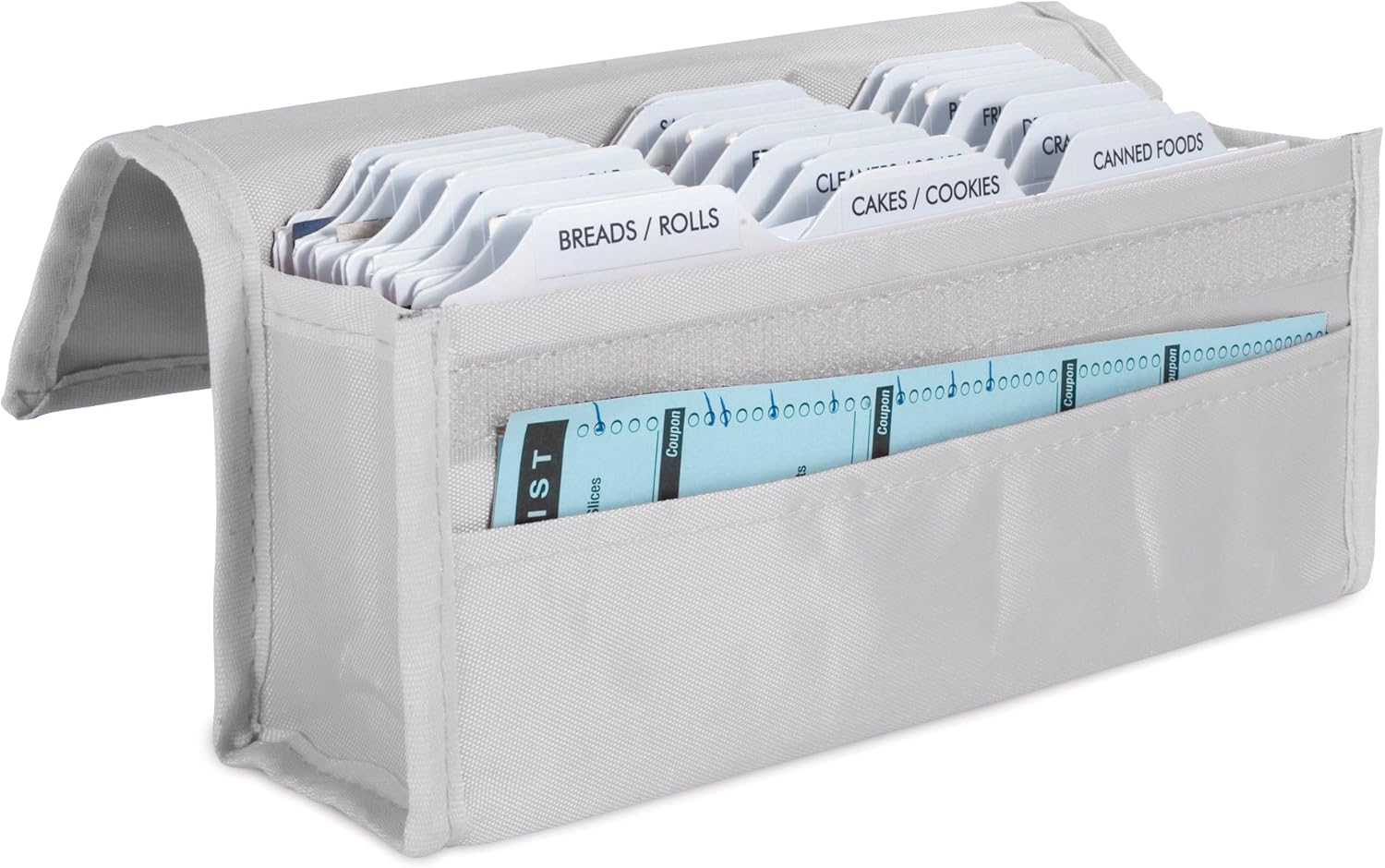 HannahDirect Coupon Organizer, Expandable, Silver