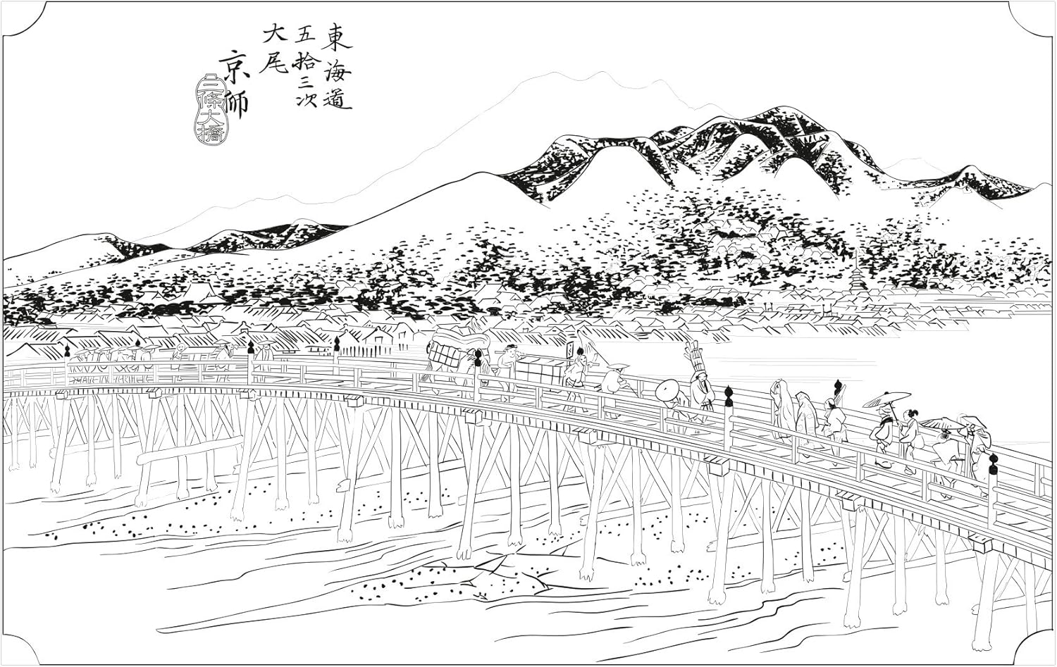 Amazon Co Jp 大人の塗り絵 浮世絵 塗り絵10枚 セット ホビー 通販