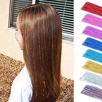 Amazoncom Tinsel Extensiones De Pelo De 480 In Para