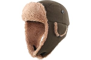 Connectyle Toddler Boys Kids Fleece Trapper Winter Hat with Ear Flaps Warm Hat