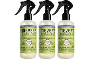 MRS. MEYER'S CLEAN DAY Room and Air Freshener Spray, Non-Aerosol Spray Bottle Infused with Essential Oils, Lemon Verbena, 8 fl. oz - Pack of 3