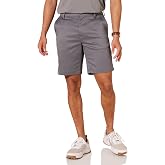Amazon Essentials Men's Slim-Fit Stretch Golf Shorts, 9" Inseam, Moisture-Wicking, Active Waistband with Pockets