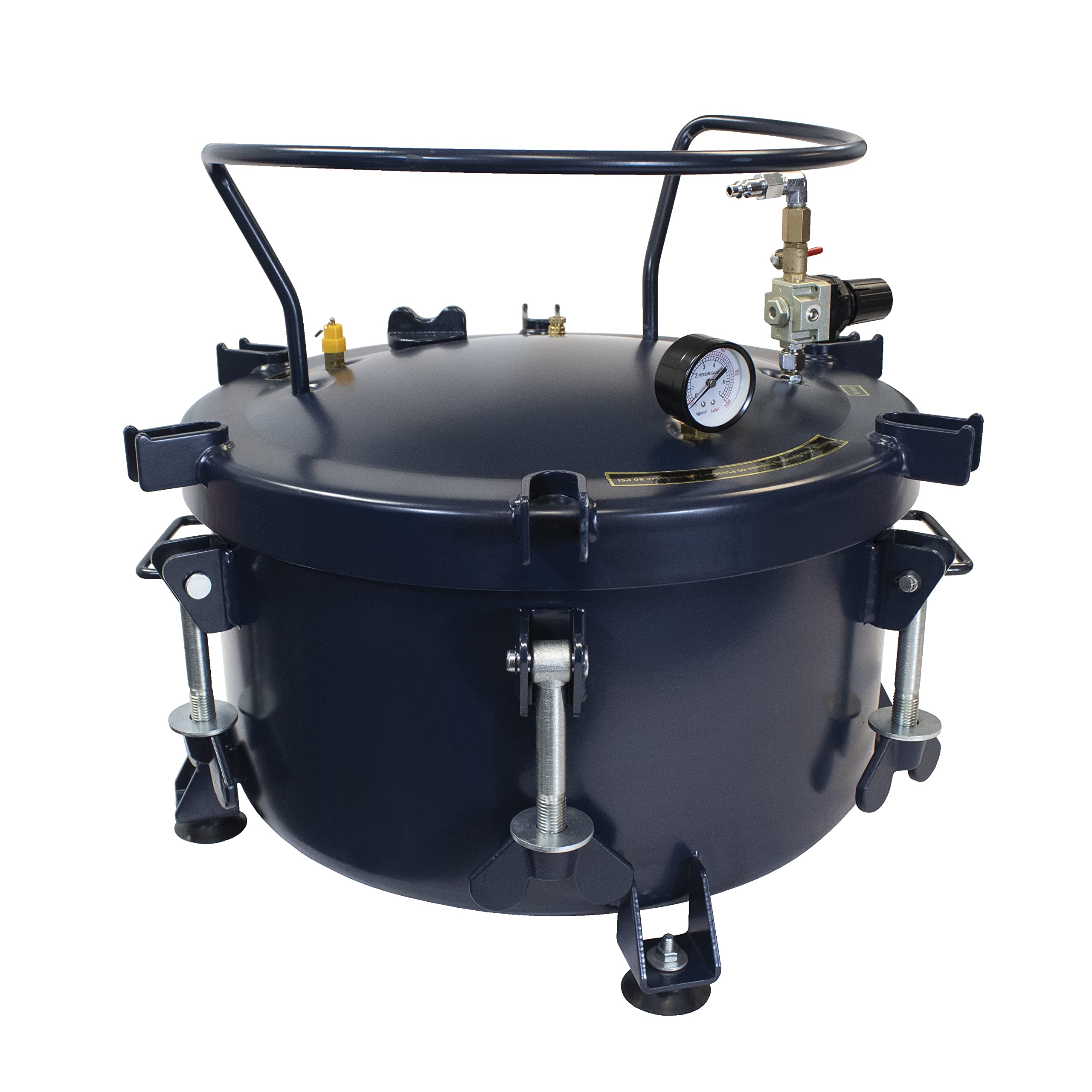 California Air Tools 1810C 10 Gallon Pressure Pot for Epoxy Resin Casting, Coated Steel Tank, Portable