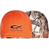 EDTREK Elite Hunter Reversible Wool Camo Beanie Deer Hunting Hat Duck Hunting Hat