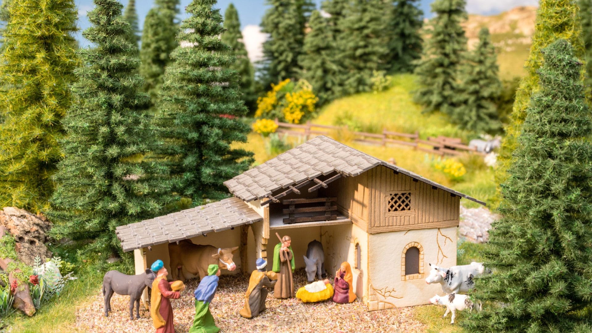 Noch Scenery Set “Christmas Crib”