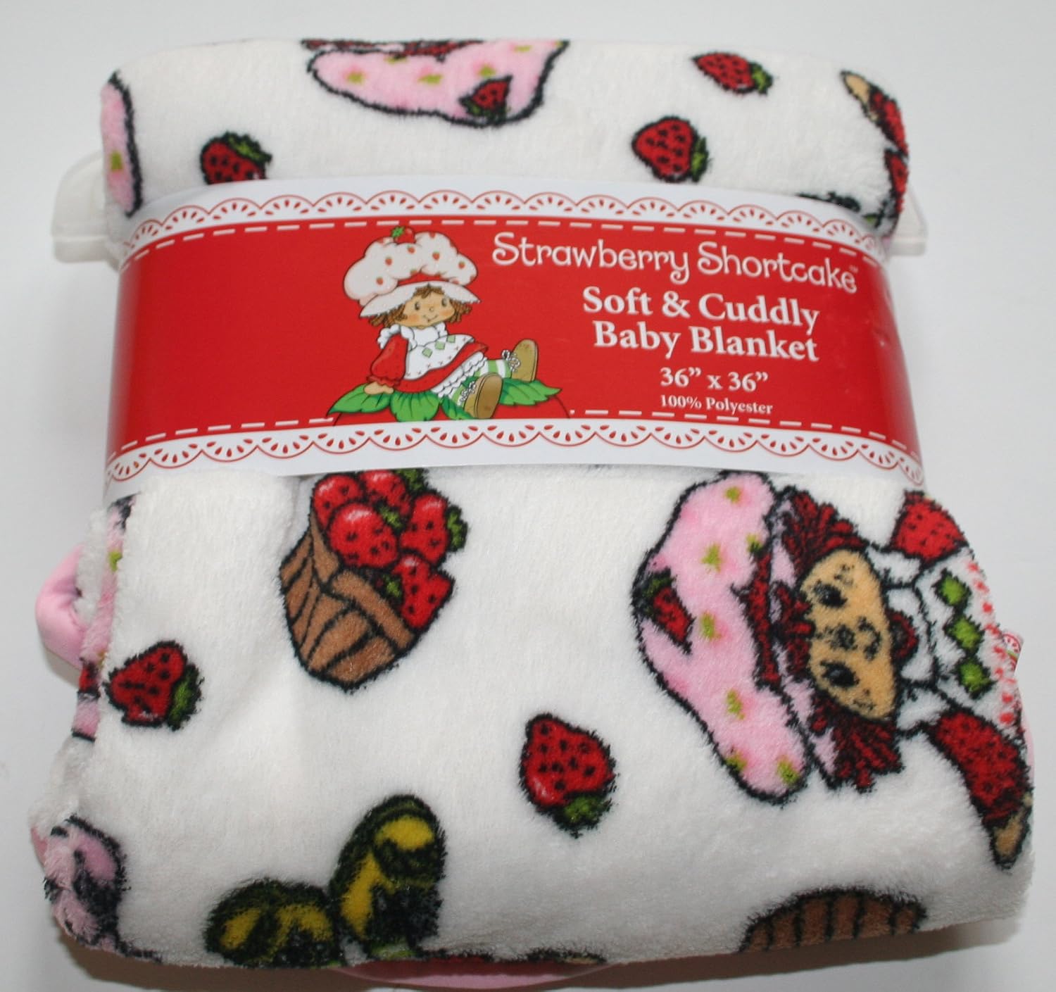 Strawberry Shortcake White Baby Blanket Amazonin Baby Products Strawberry Shortcake White Baby Blanket Amazonin Baby Products