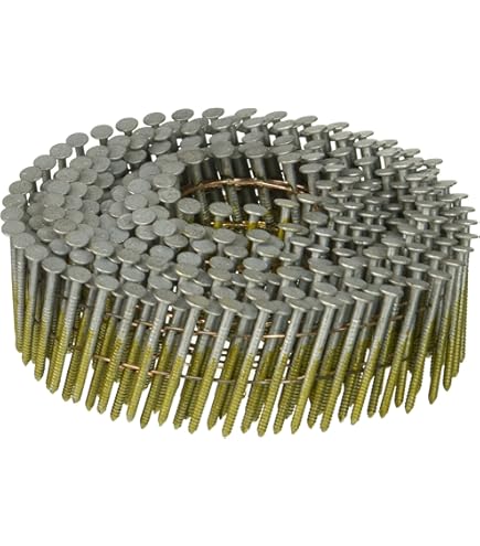 BOSTITCH Thickcoat 2-3/16-Inch By .090-Inch 15 Degree Ring Shank Coil Siding Nail (3600 Per Box)