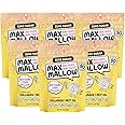 Max Mallow Sugar Free Marshmallows - Keto Friendly, Perfect for S'mores, Hot Chocolate, and Baking with Zero Sugar Snacks, Smores Mct Oil Zero Sugar Marshmellow Marshmallow Birthday Cake, 6 Pack