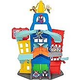 Marvel Spidey and His Amazing Friends City Track Set - 24-Inch Set with Two Exclusive 3-Inch Vehicles
