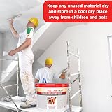 VITCAS 10KG Heat Resistant Plaster Smooth Finish Fireplace Stove BBQ 650°C view 5