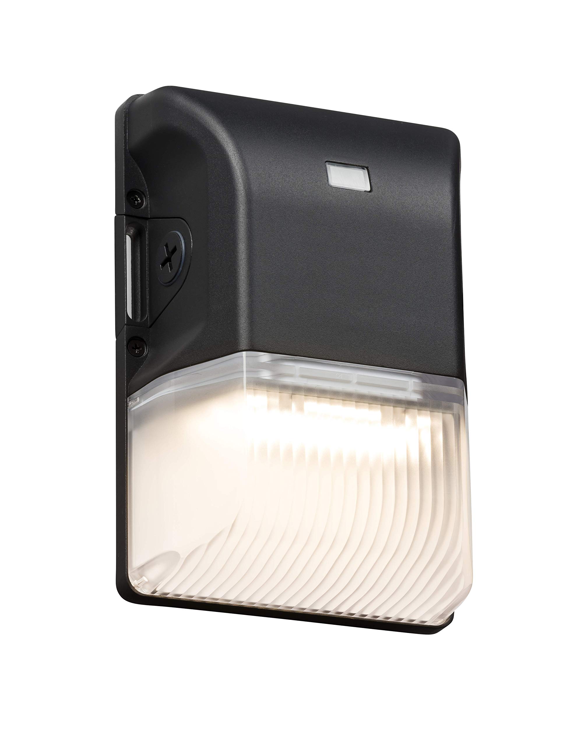Knightsbridge 15W Outdoor Wall Pack Light with Light Sensor Black