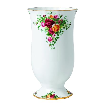 Royal Doulton Old Country Roses Large Vase 8 7 Inch White