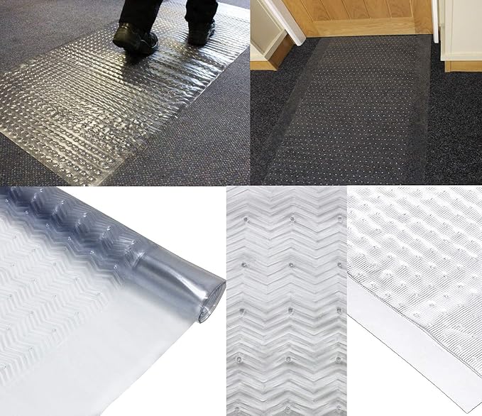 Rug Carpet Runners Clear Carpet Protector Guard Runner Plastic Vinyl Anti Non Slip Mat Hallway Roll Home Furniture Diy