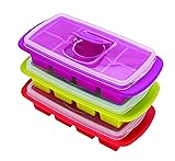 Joie Extra Large Ice Cube Tray for Freezer, Covered