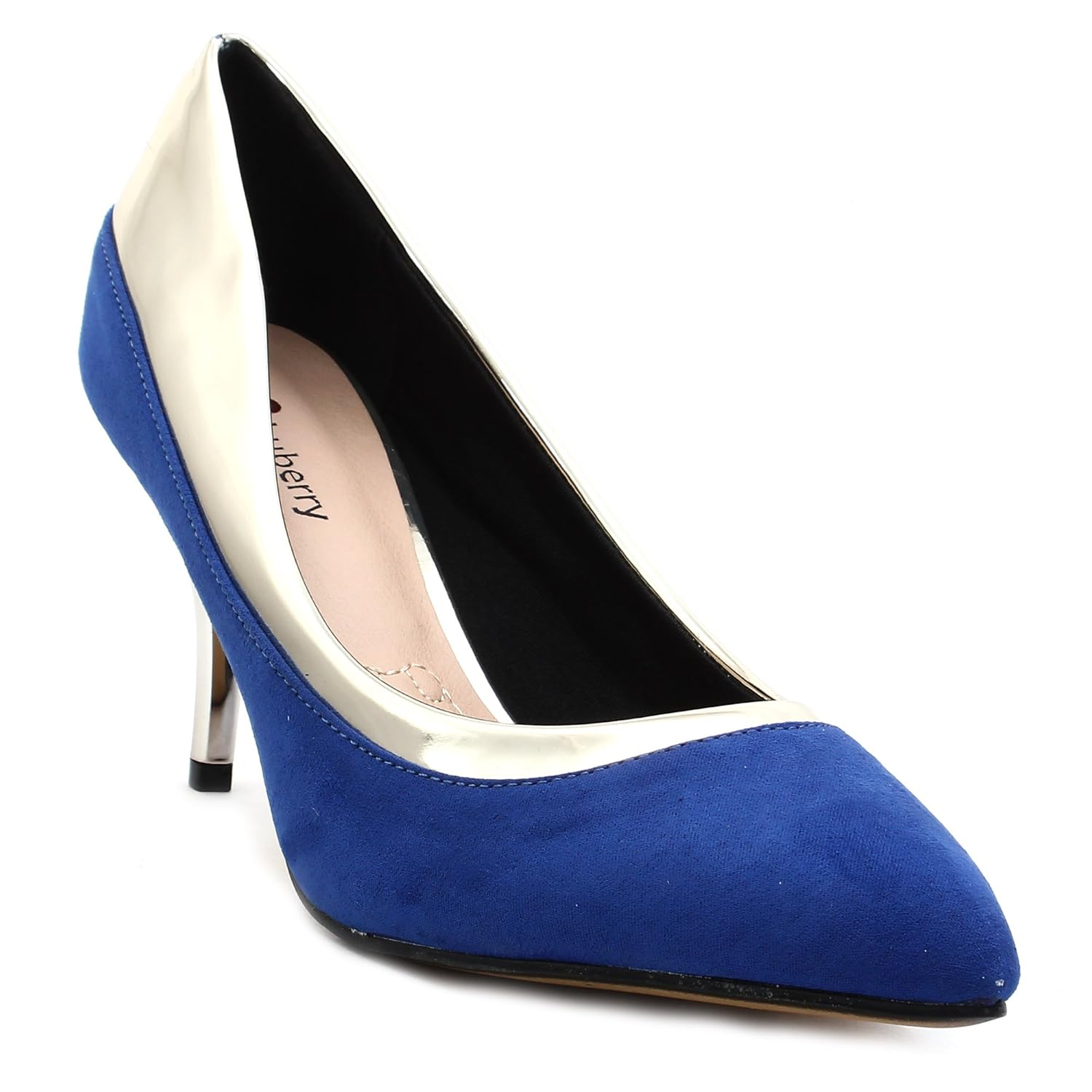 shuberry latest collection, comfortable & fashionable blue synthetic pumps for women's & girl's (sb-302)