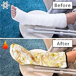 LedBack Butterfly Kids Leg Cast Cover Sock Yellow