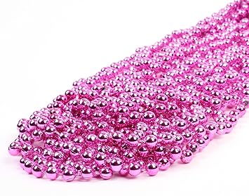 Amazon Com Andaz Press Mardi Gras Plastic Bead Necklaces For