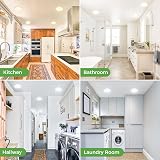 zemty 12W LED Ceiling Light 3000K 4000K 6500K IP44 Bathroom Ultra Thin 16cm view 7