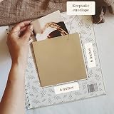 Peachly Unisex Baby Memory Book Linen Cover Milestones Keepsake view 6