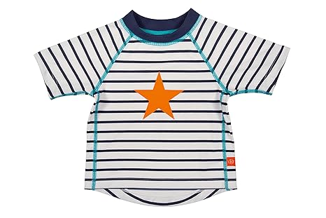 Lässig Splash & Fun Short Sleeve Rashguard / Baby Badeshirt / UV-Schutz 50+ boys, XL/24 Monate, sailor