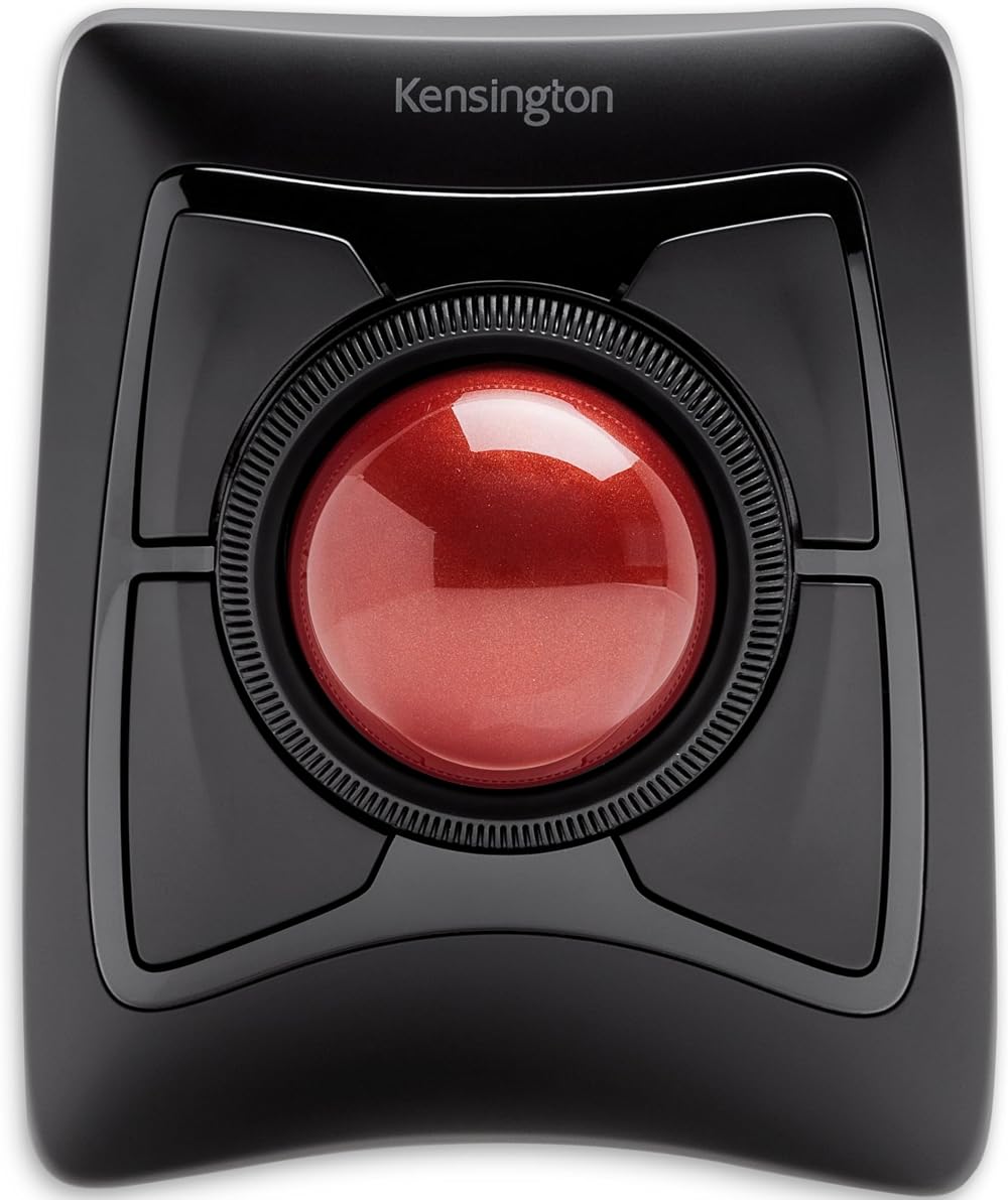 Kensington Expert Mouse Wireless Trackball Red K72359WW Ambidextrous