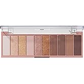 e.l.f. Perfect 10 Eyeshadow Palette, Ten Ultra-pigmented Neutral Shades, Blendable Formula, Vegan & Cruelty-free, Need It Nud