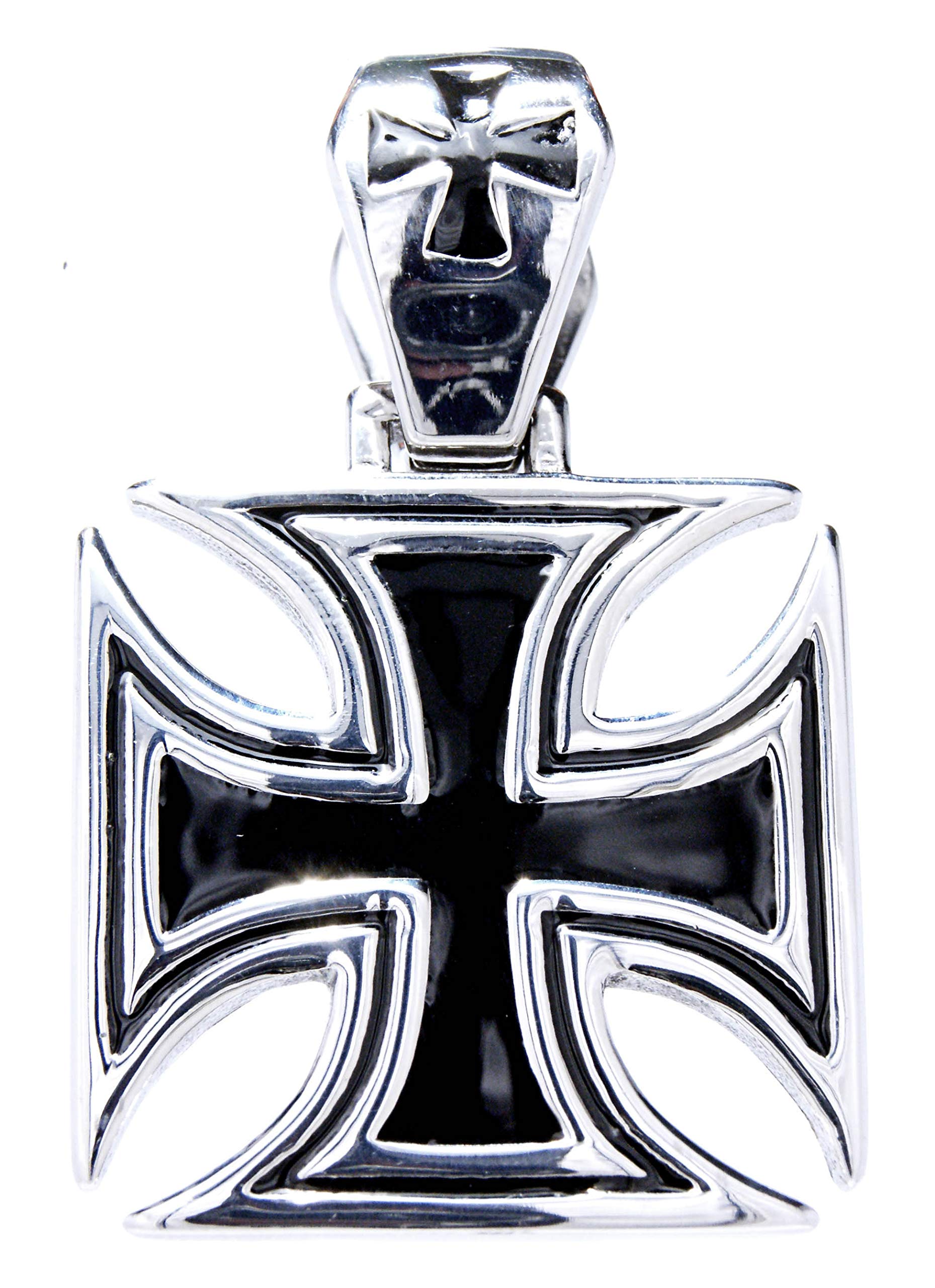 Kiss of Leather EK Cross Pendant Stainless Steel No. 102, Stainless Steel