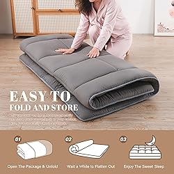 WhatsBedding Japanese Floor Mattress Futon Mattress