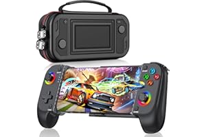 NINJAPLUSOX Wireless Phone Controller with Carrying Case for iPhone/Android, Mobile Gaming Controller with Hall Joystick Support Xbox Game Pass, Steam Link, GeForce Now, Call of Duty, Cloud Gamepad for iOS