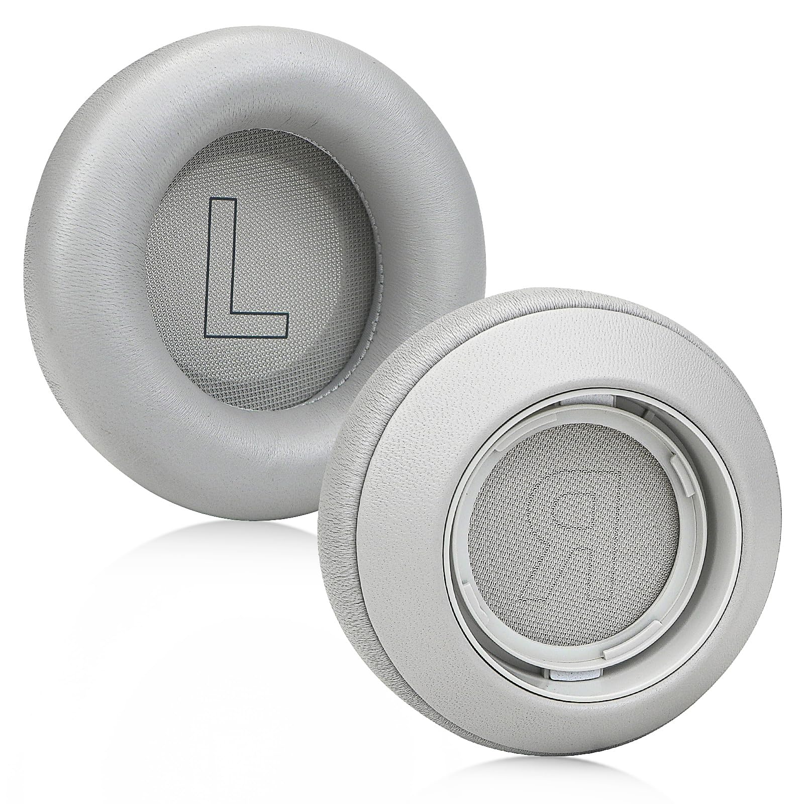 SINOWO Lambskin Ear Pads,Replacement Sheepskin Earpads for Bang & Olufsen Beoplay Portal Wireless Noise Cancelling Gaming Headphones,Ear Cushions with Noise Isolation Memory Foam(Grey Mist)