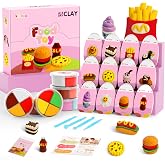 ARTPAR Air Dry Clay Kit,Mini Food Theme,Modeling Clay for Kids Craft Gifts | DIY Molding Clay Sculpting Set With Tools Tutorials,Ultra Light &amp; Soft, Fun Home Party Favors Toys &amp; Games for Children 3-12