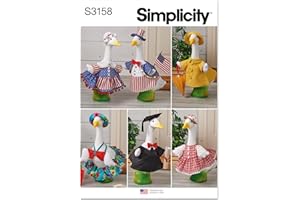 Simplicity SS3158OS Summer Clothes for Porch and Lawn Geese Sewing Pattern Packet, Design Code S3158, Sizes One Size